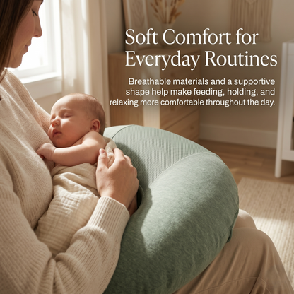 Adjustable Ergonomic Nursing Pillow with Portable Support Cushion