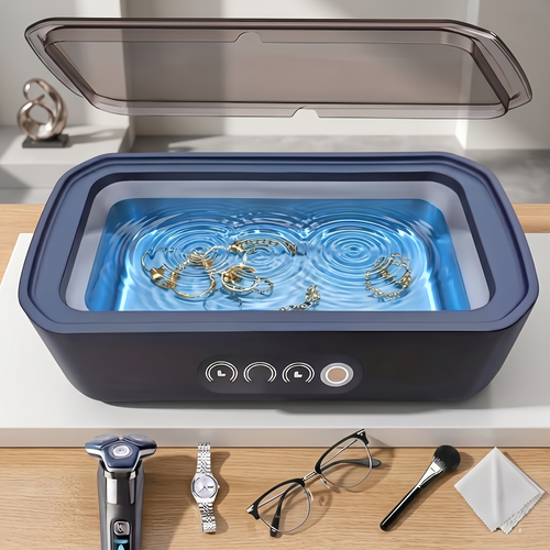 Ultrasonic Jewelry & Glasses Cleaner – Precision Deep Cleaning Device for Everyday Essentials