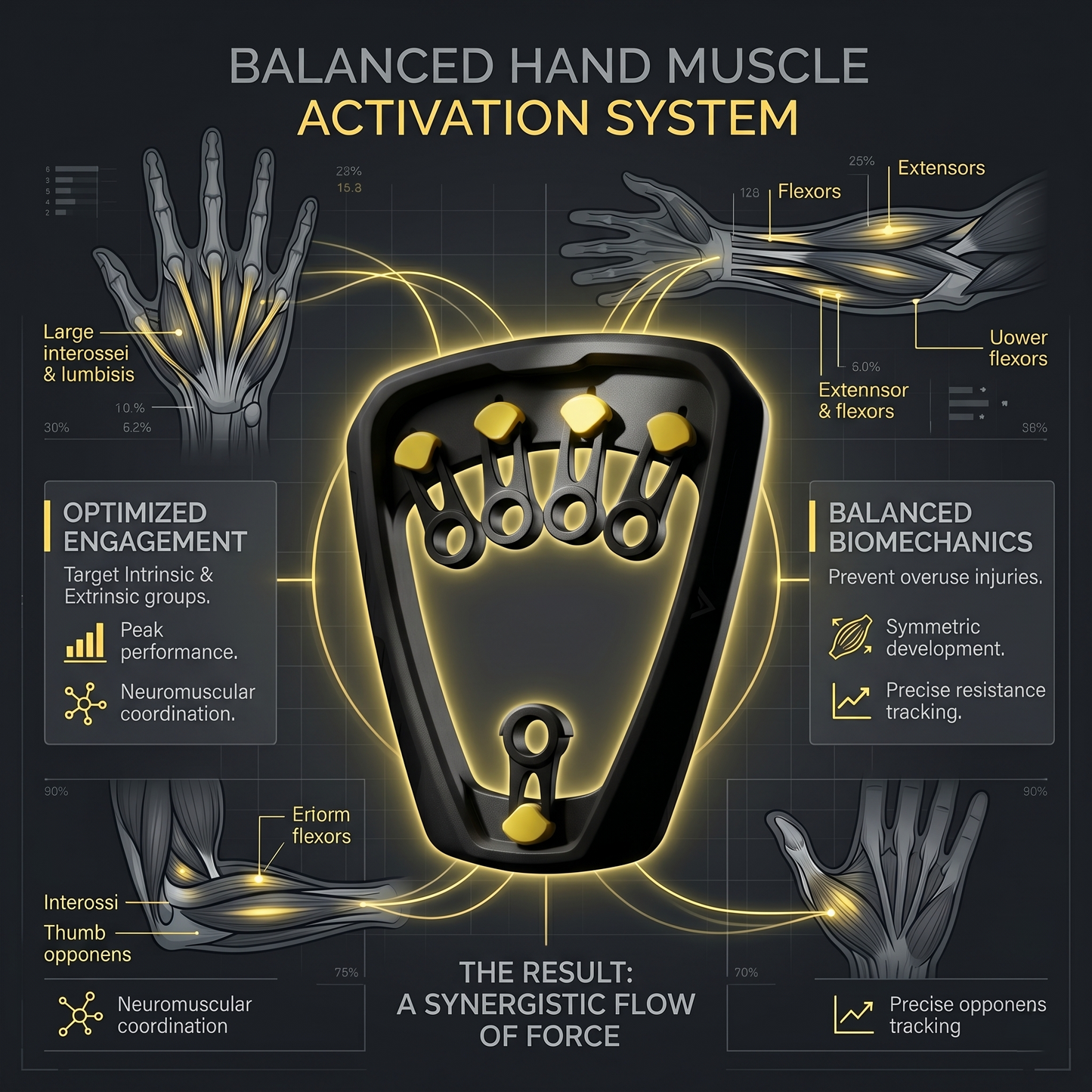 Hand Performance System™ – Adjustable Finger Strength & Recovery Trainer