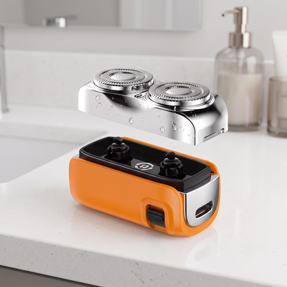 Mini Twin-Blade Rechargeable Electric Travel Shaver