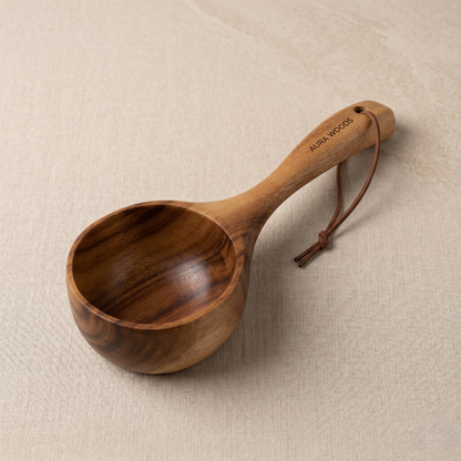 Kovelli™ Wooden Sauna Water Ladle For Steam & Sauna Rituals