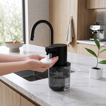 Kovelli™ Touchless Automatic Foam Soap Dispenser – Rechargeable Smart Sensor Dispenser for Kitchen & Bathroom