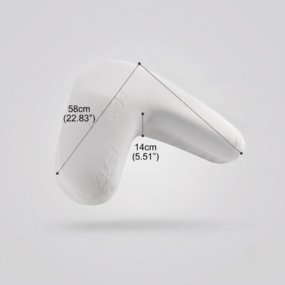 Ergonomic V-Shaped Memory Foam Side Sleeping Pillow