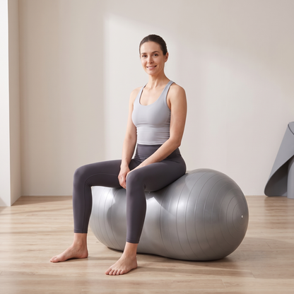 Peanut Stability Exercise Ball with Inflation Pump