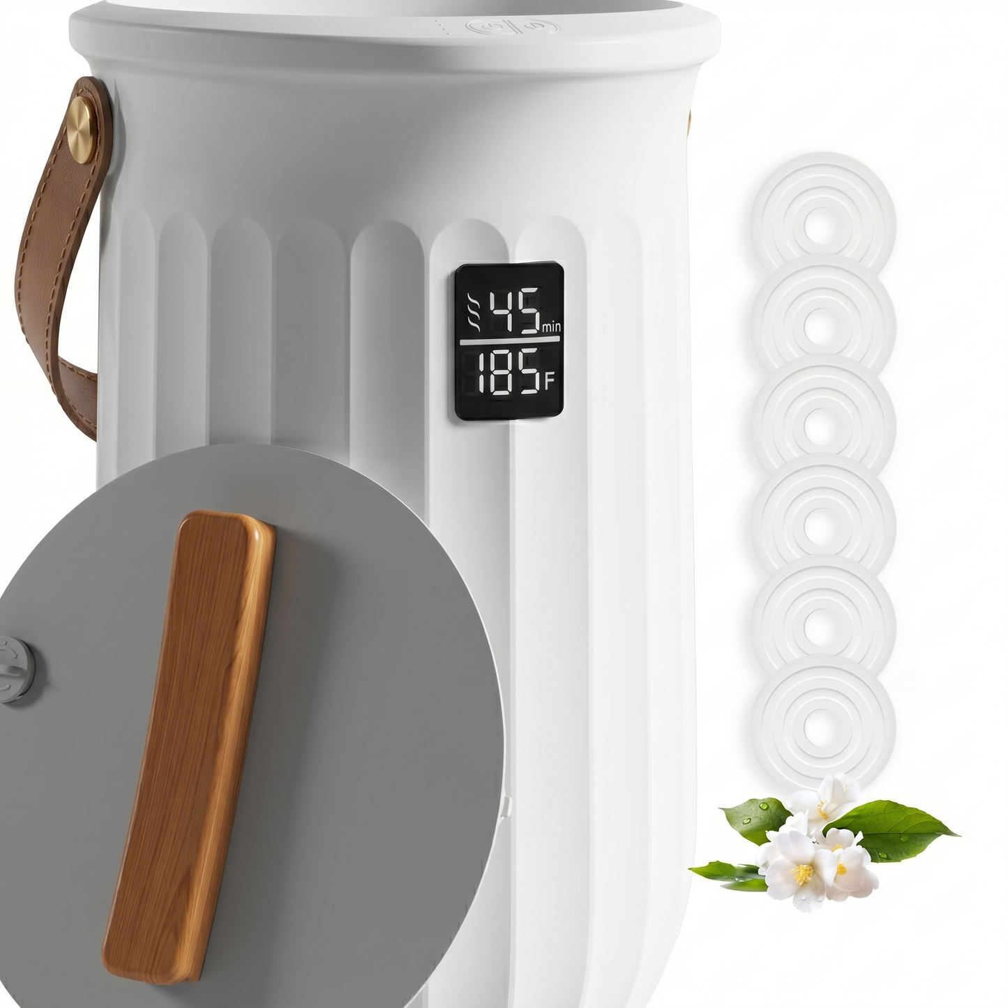 Kovelli™ Luxury Towel Warmer Bucket – Spa-Inspired Heated Towel & Blanket Warmer with Aromatherapy