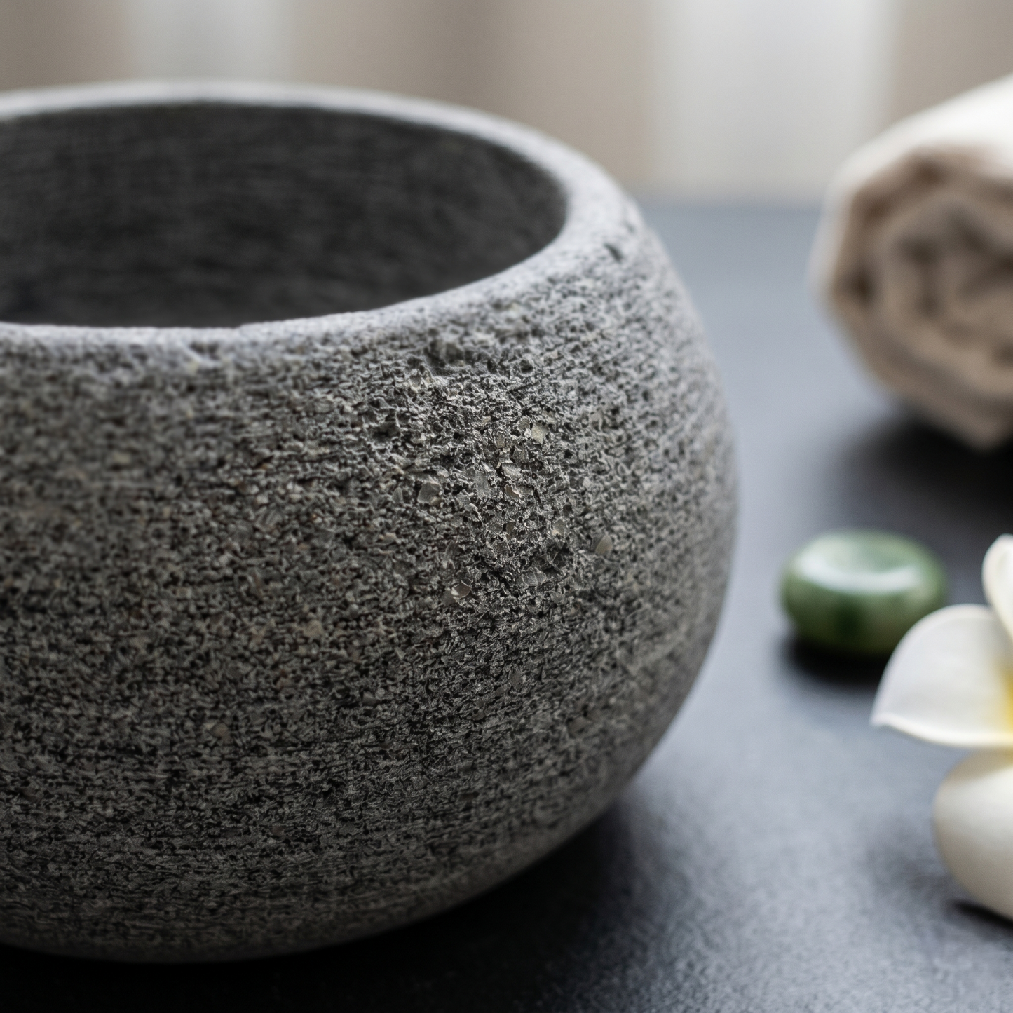Natural Stone Sauna Aromatherapy Bowl For Essential Oils