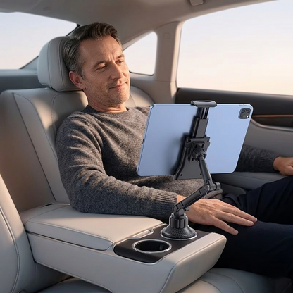 Adjustable Car & Desk Tablet Holder – Stable Hands-Free Mount for Phone & Tablet Use
