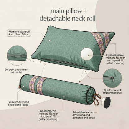 Convertible Sleep Support Pillow for Adjustable Comfort
