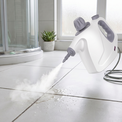 Precision Handheld Steam Cleaner for Tile, Grout & Hard-to-Reach Surfaces