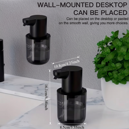 Kovelli Touchless Automatic Foam Soap Dispenser – Rechargeable Smart Sensor Dispenser for Kitchen & Bathroom