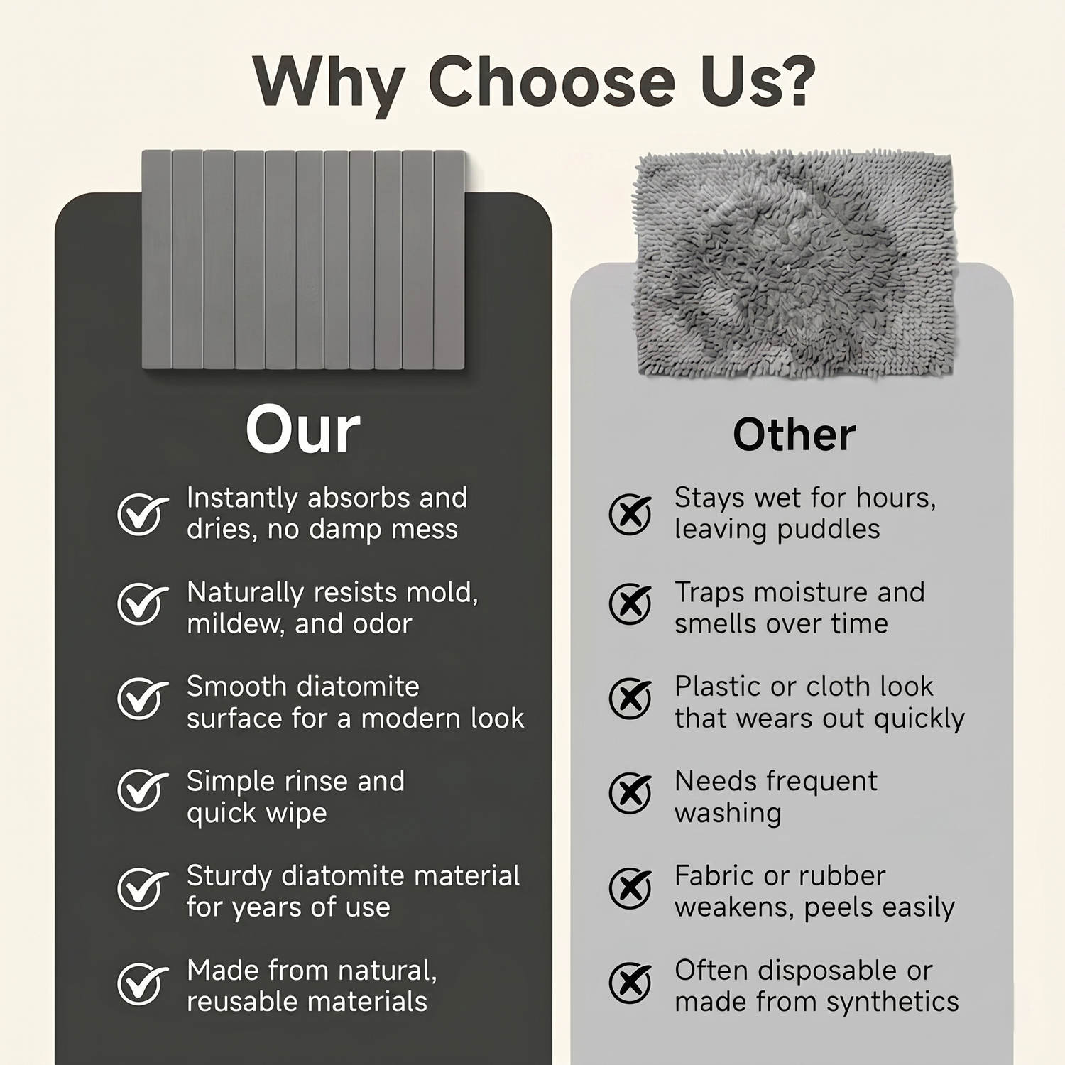 Why Stone Beats Fabric