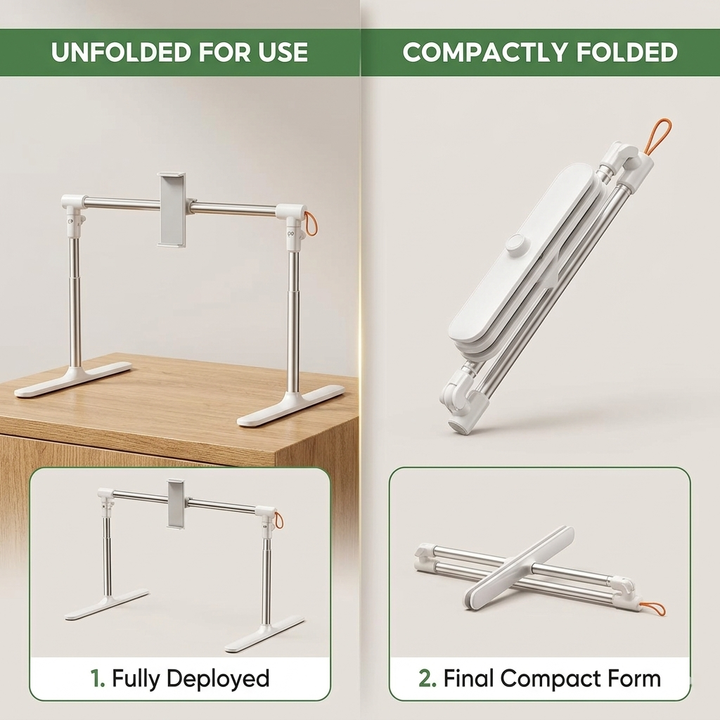 Folds away when not in use