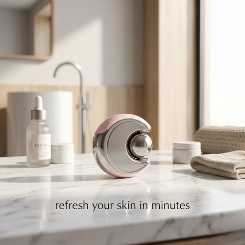 Cold Therapy Facial Reset Device – Stainless Steel Skin Refresh Tool