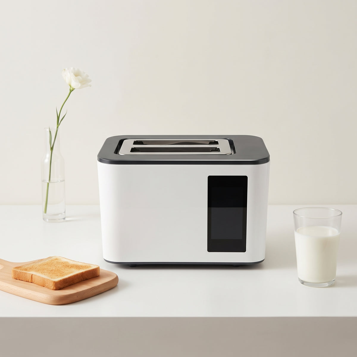 Touchscreen Toaster with 6 Bread Presets & Shade Settings