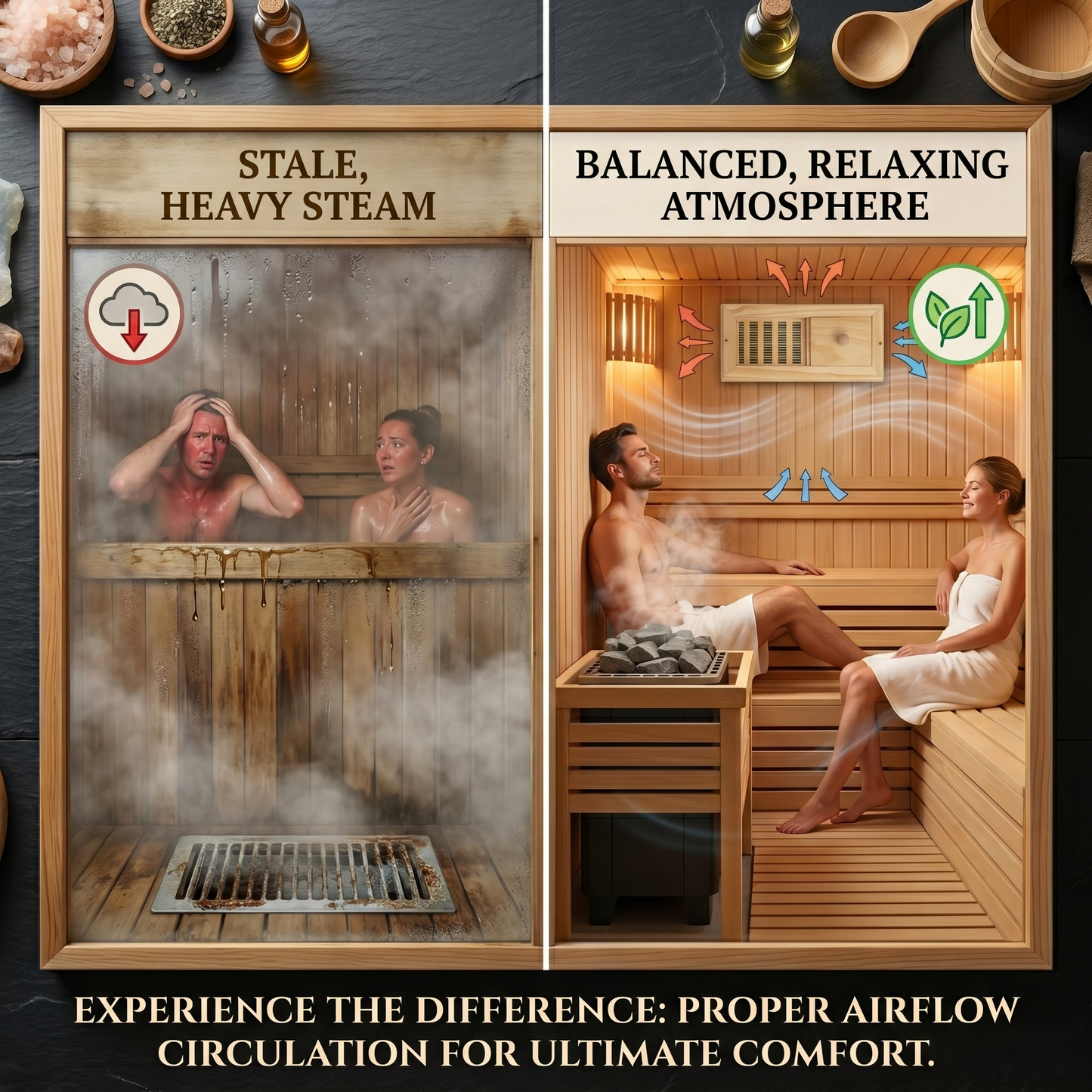 Kovelli™ Adjustable Sauna Air Vent