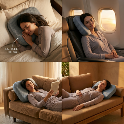 Ear Piercing Pillow for Side Sleepers
