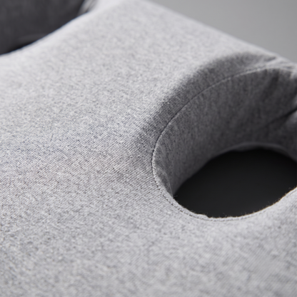 Ergonomic Memory Foam Pillow with Dual Ear Openings