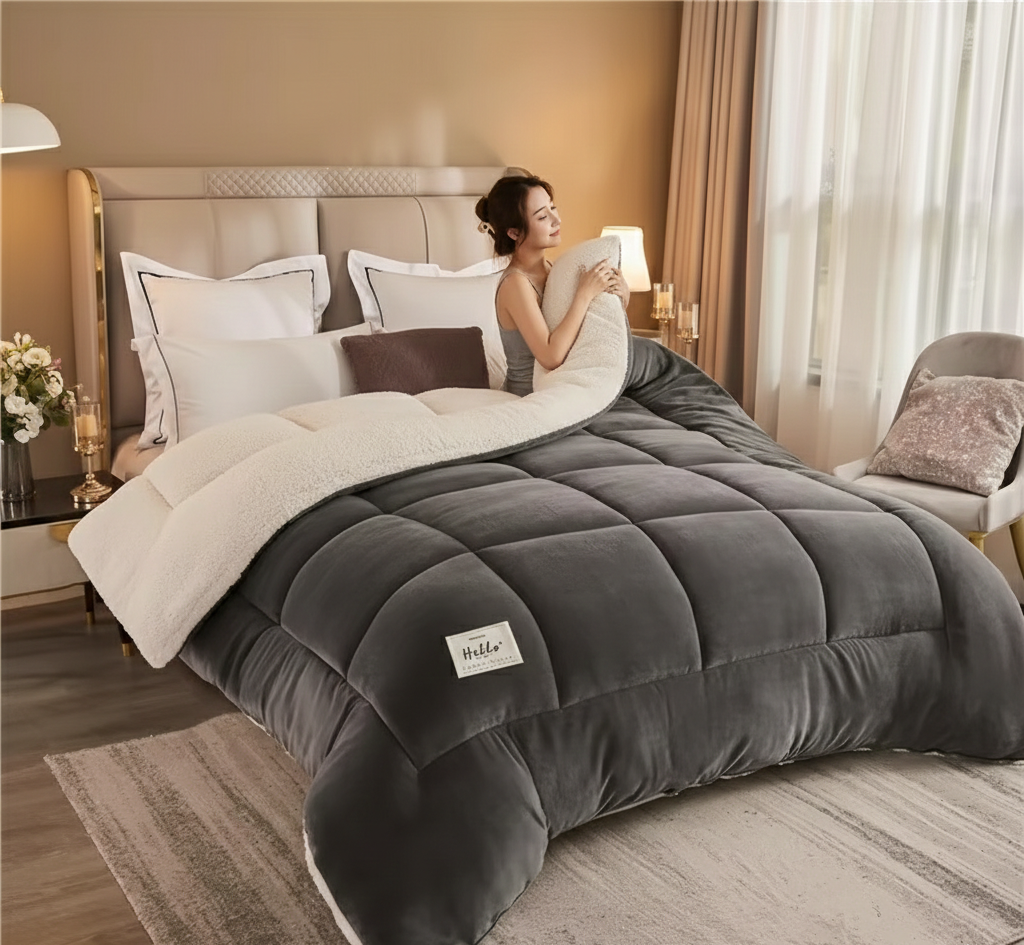 Ultra Plush Winter Comforter for Warm Sleep