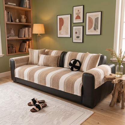 Plush Anti-Slip Sofa Cushion Mat for Seats & Backrests