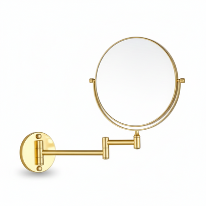 Wall-Mounted 3X Vanity Mirror for Clear, Close-Up Grooming