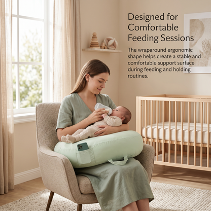 Adjustable Ergonomic Nursing Pillow with Portable Support Cushion