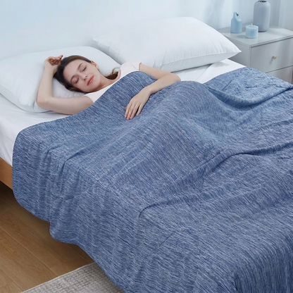 Cooling Blanket – Lightweight Breathable Throw for Hot Sleepers & Warm Nights