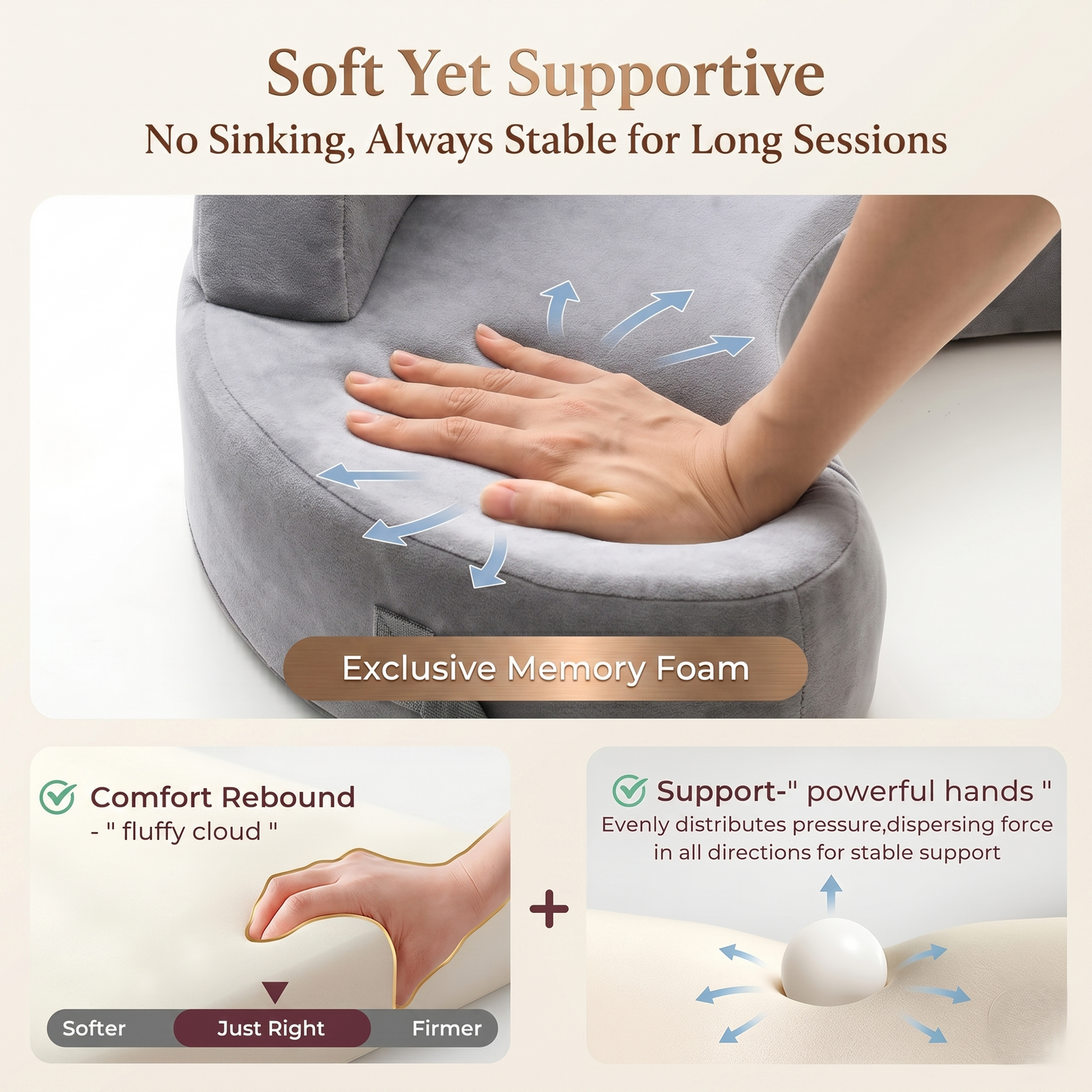 Ergonomic Feeding Support Pillow for Comfortable Holding