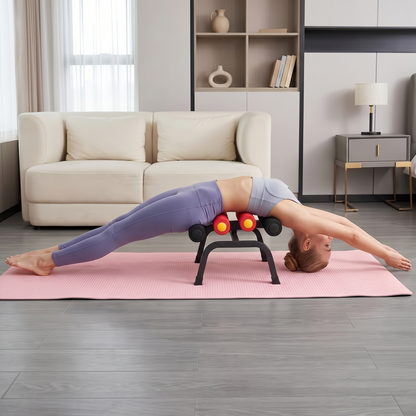 Adjustable Back Stretch & Core Training Bench for Home Mobility & Flexibility