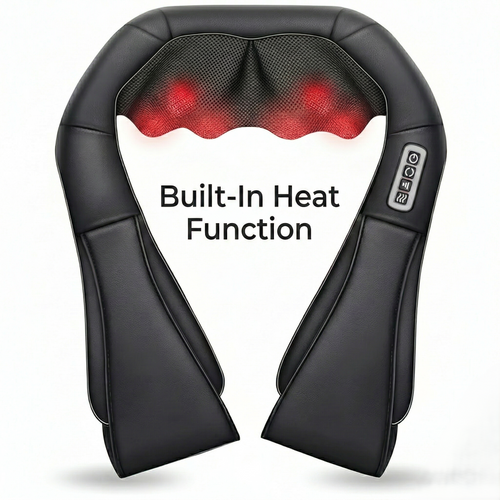 Heated Neck & Back Massager for Everyday Relaxation