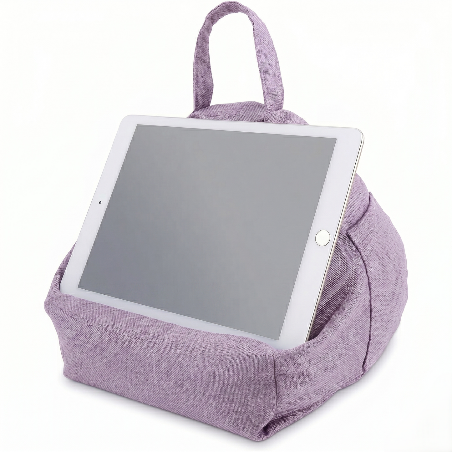 Hands-Free Bed & Couch Tablet Stand Pillow – Adjustable Soft Support for Phones & Tablets