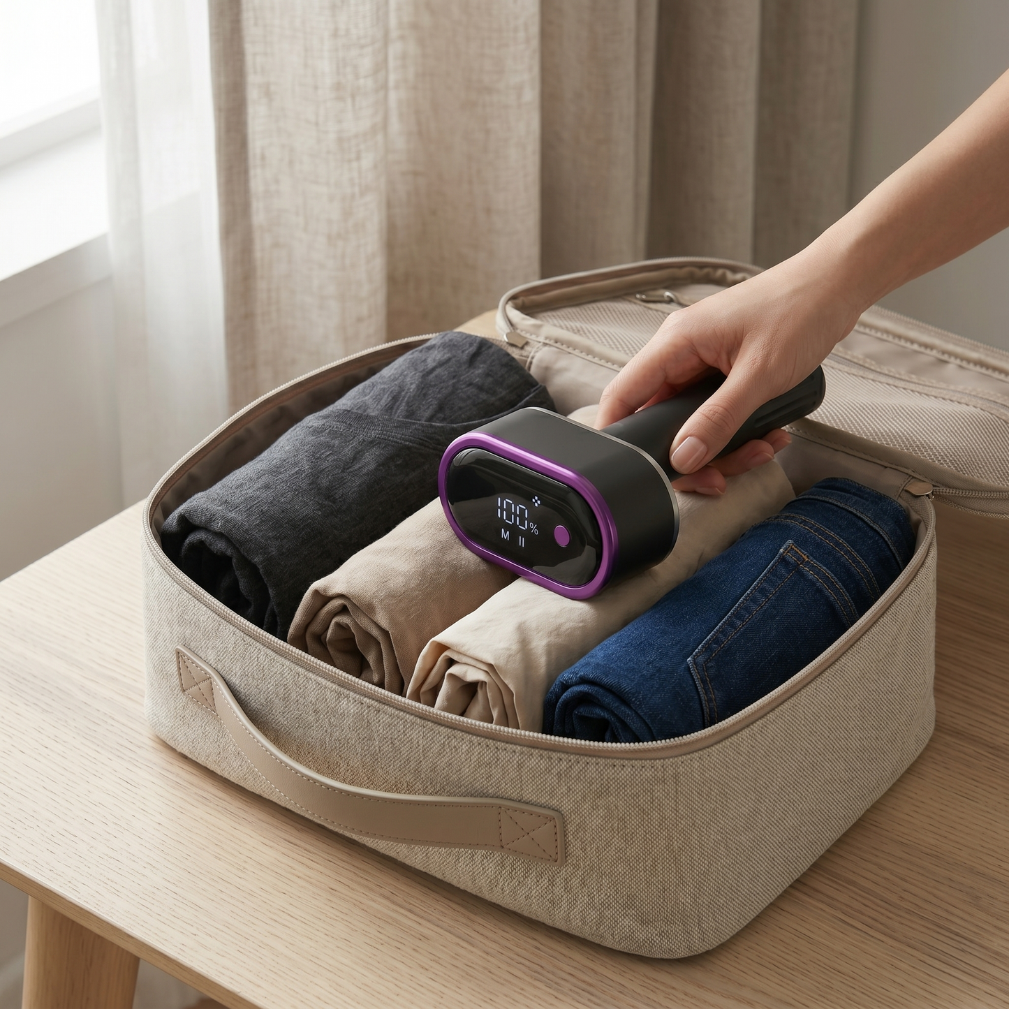 Portable Fabric Shaver – Restore Clothes & Remove Lint in Seconds