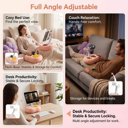 Adjustable Tablet Pillow Stand – Hands-Free Support for Comfortable Reading & Screen Use
