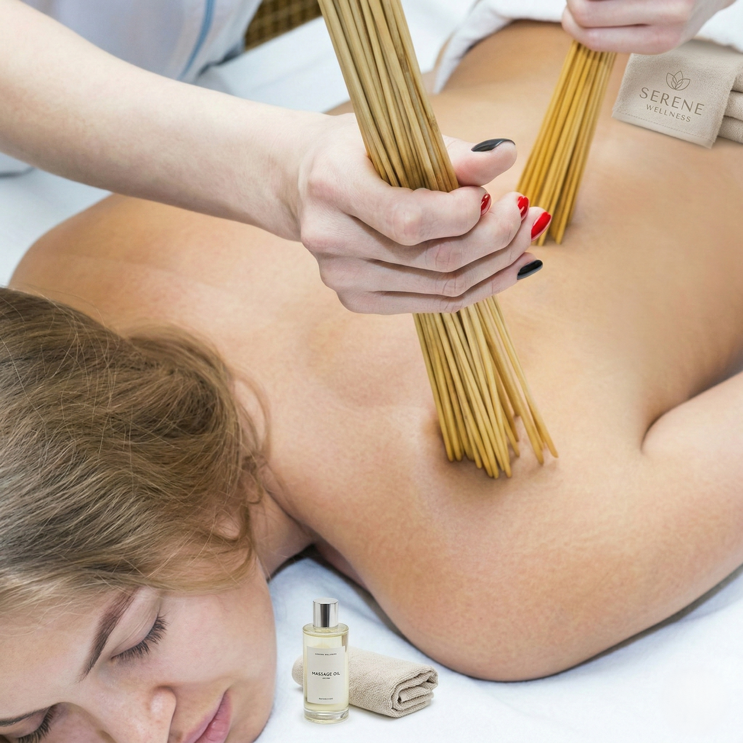 Bamboo Massage Roller for Muscles