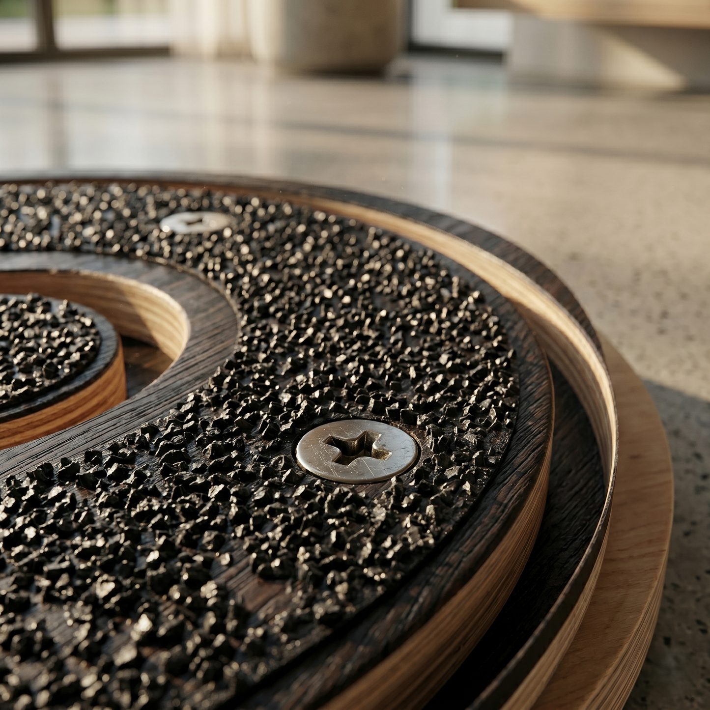 Rotational Balance Board for Home Fitness