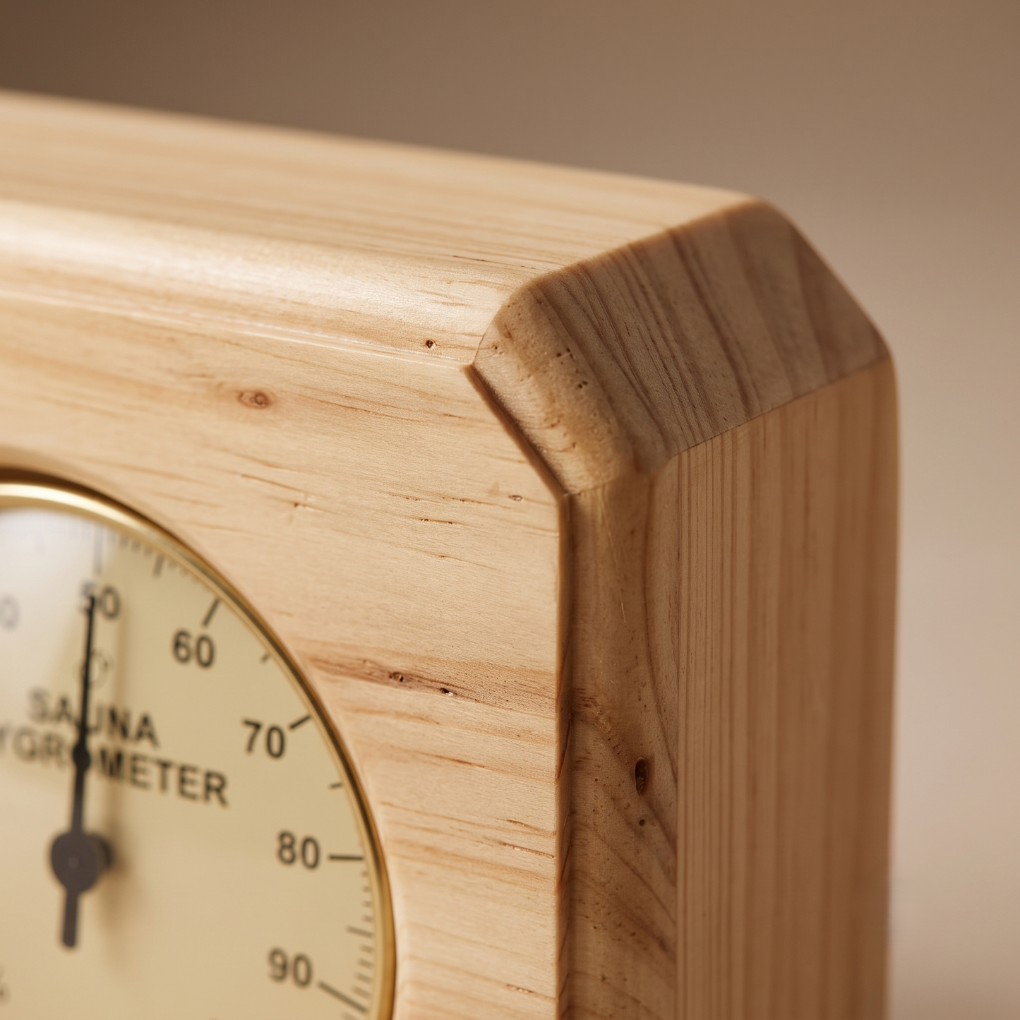 Wooden Sauna Thermometer & Hygrometer 2-in-1 Wall Gauge