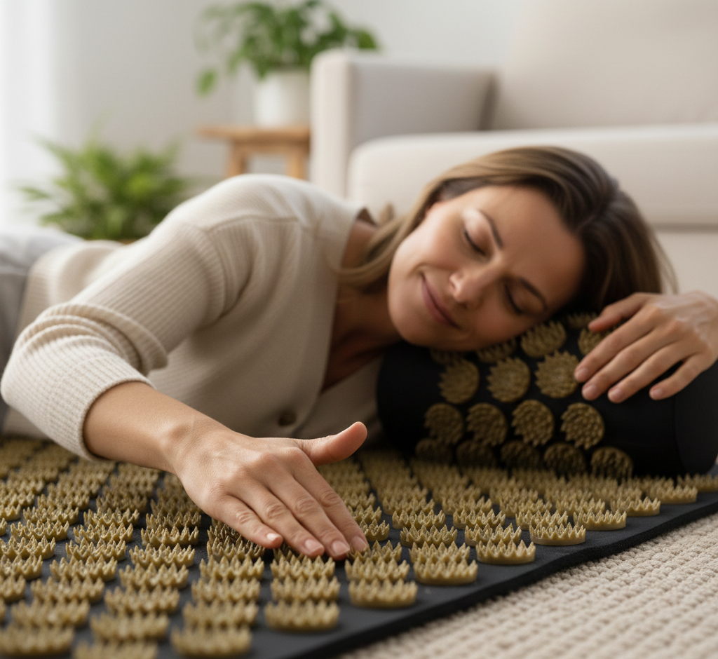 Acupressure Mat & Pillow Set for Daily Relaxation