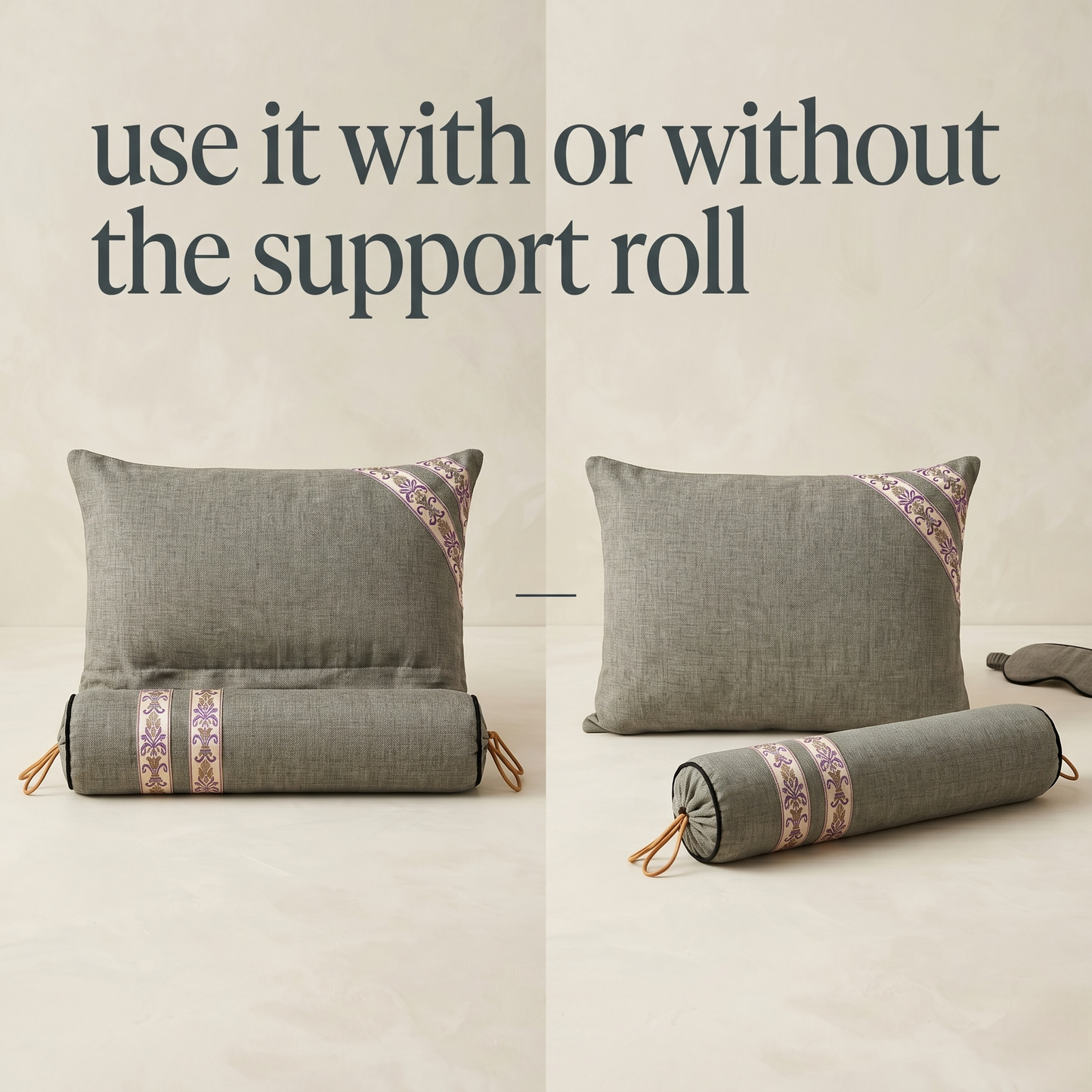 Convertible Sleep Support Pillow for Adjustable Comfort