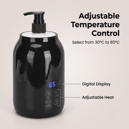 Digital Massage Oil Bottle Warmer with Adjustable Temperature & Timer