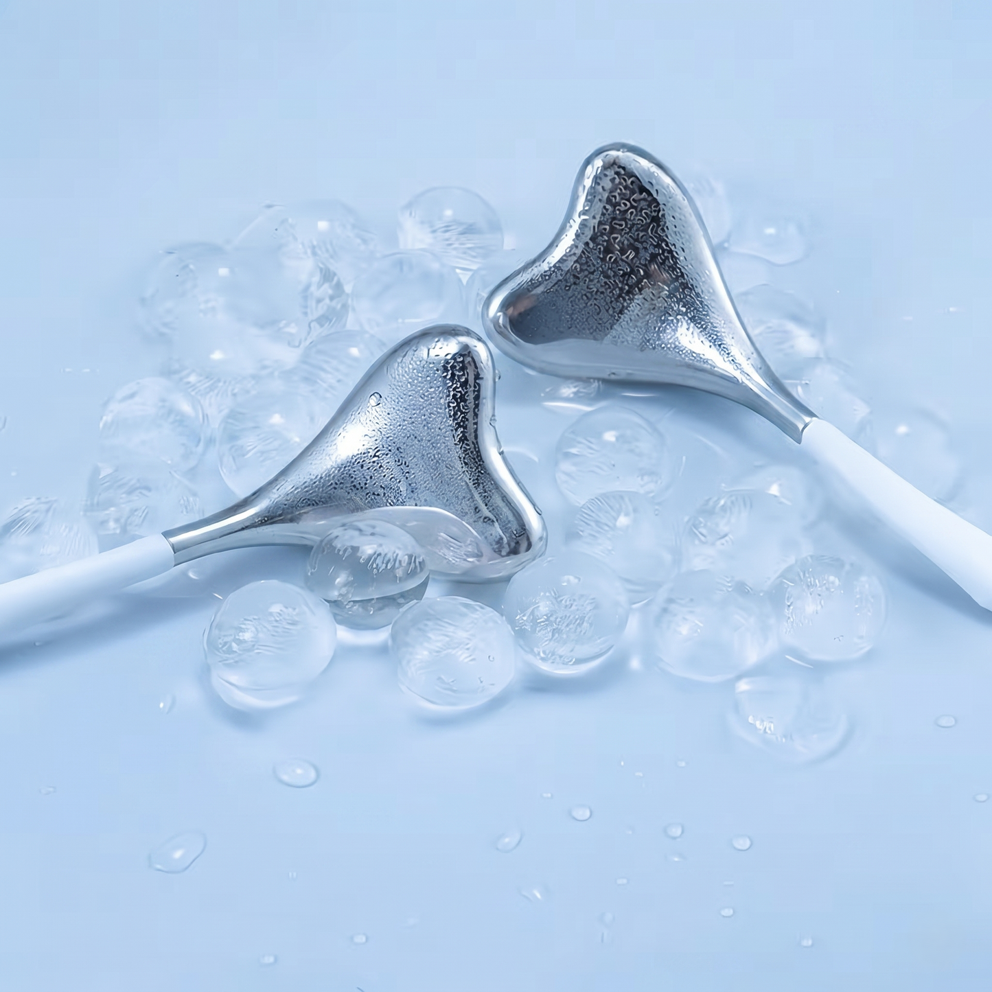 Stainless Steel Cooling Eye Massage Tool for Skin Refresh & Relaxation