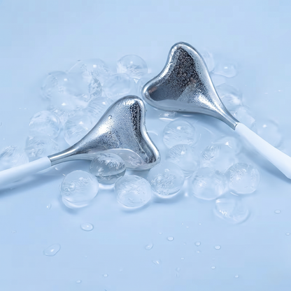 Stainless Steel Cooling Eye Massage Tool for Skin Refresh & Relaxation