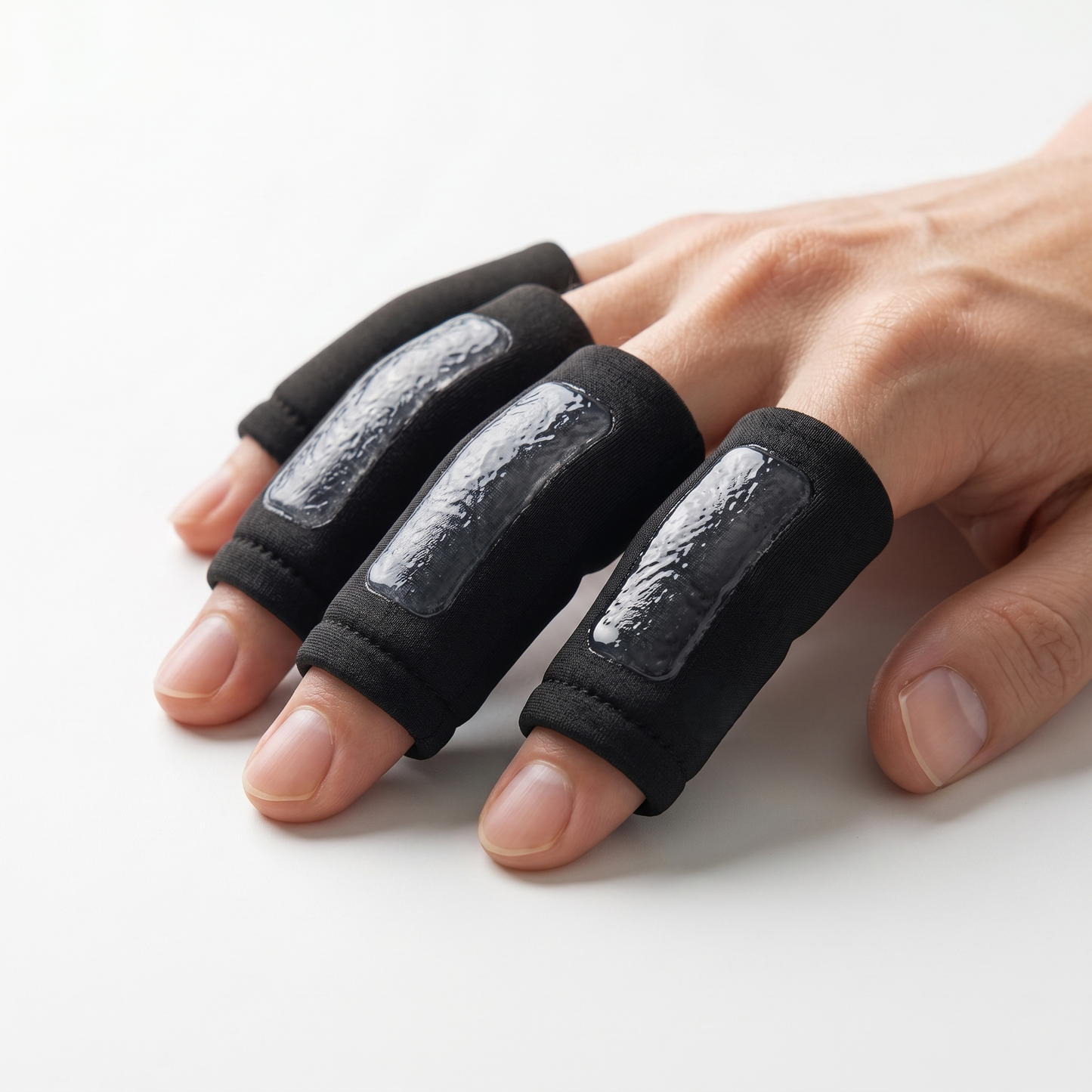 Reusable Gel Finger Sleeves For Typing, Gaming & Everyday Finger Support (8-Pack)