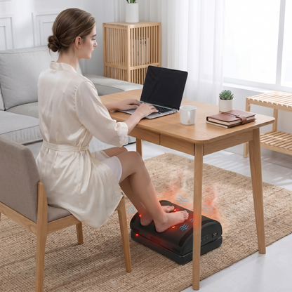 Kovelli Memory Foam Heated Vibration Foot Cushion