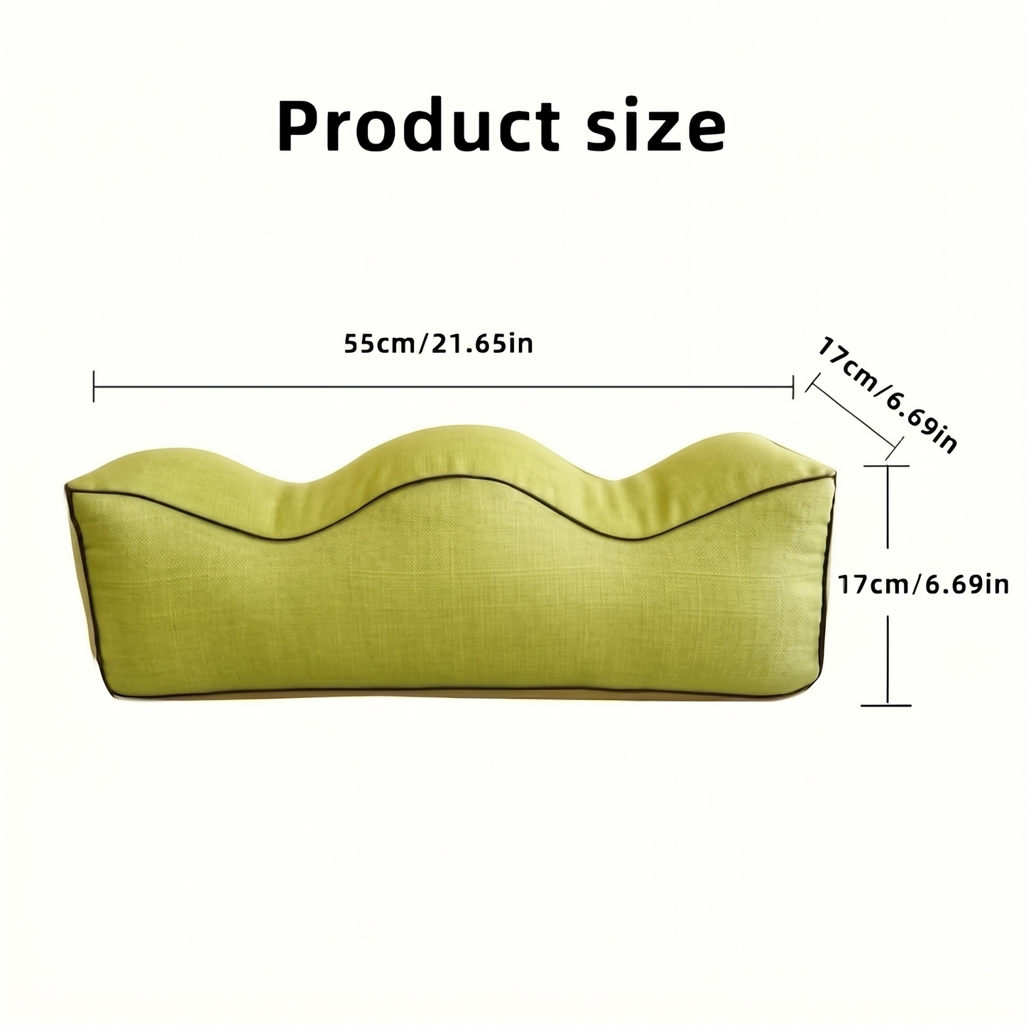 Ergonomic Leg & Hip Support Pillow for Relaxation & Elevated Comfort