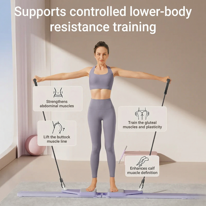 Foldable Pilates Board | At-Home Core & Resistance Training System | Kovelli™