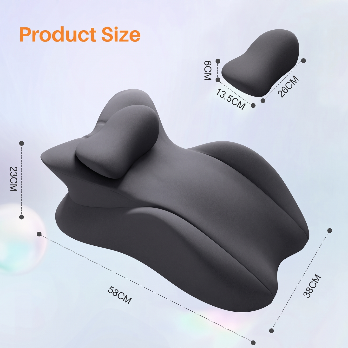 Multi-Position Memory Foam Support Pillow for Daily Comfort