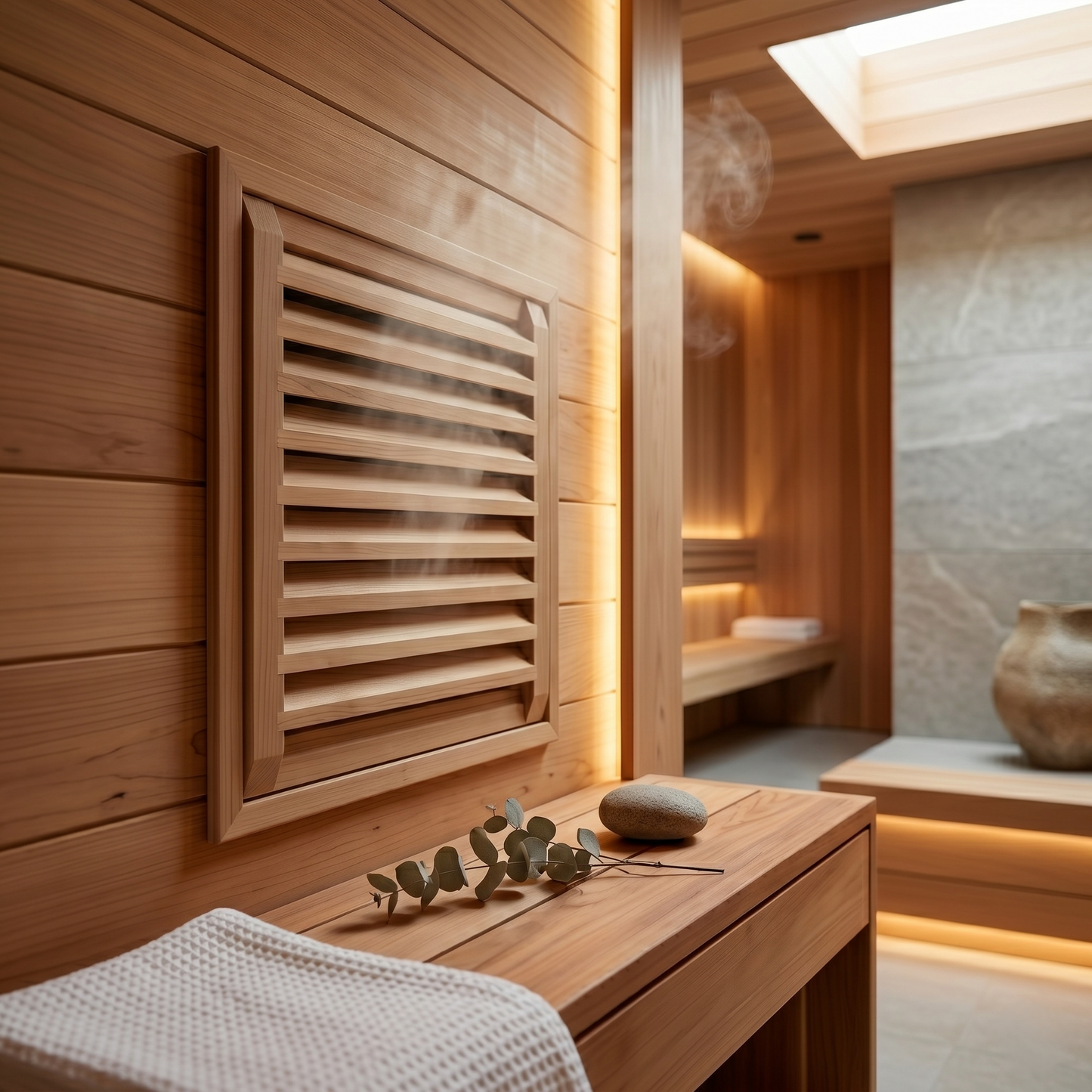 Wood Sauna Ventilation Grille Wall Air Flow Cover