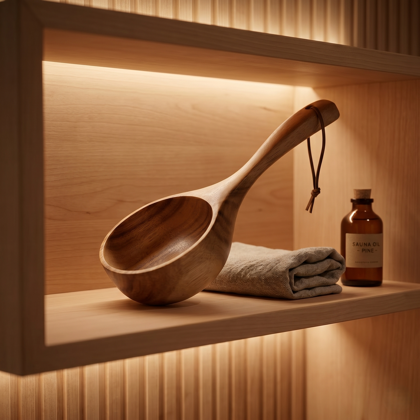 Kovelli™ Wooden Sauna Water Ladle For Steam & Sauna Rituals