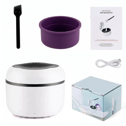 Mini Silicone Bowl Wax Warmer for Face, Nose & Ear Grooming