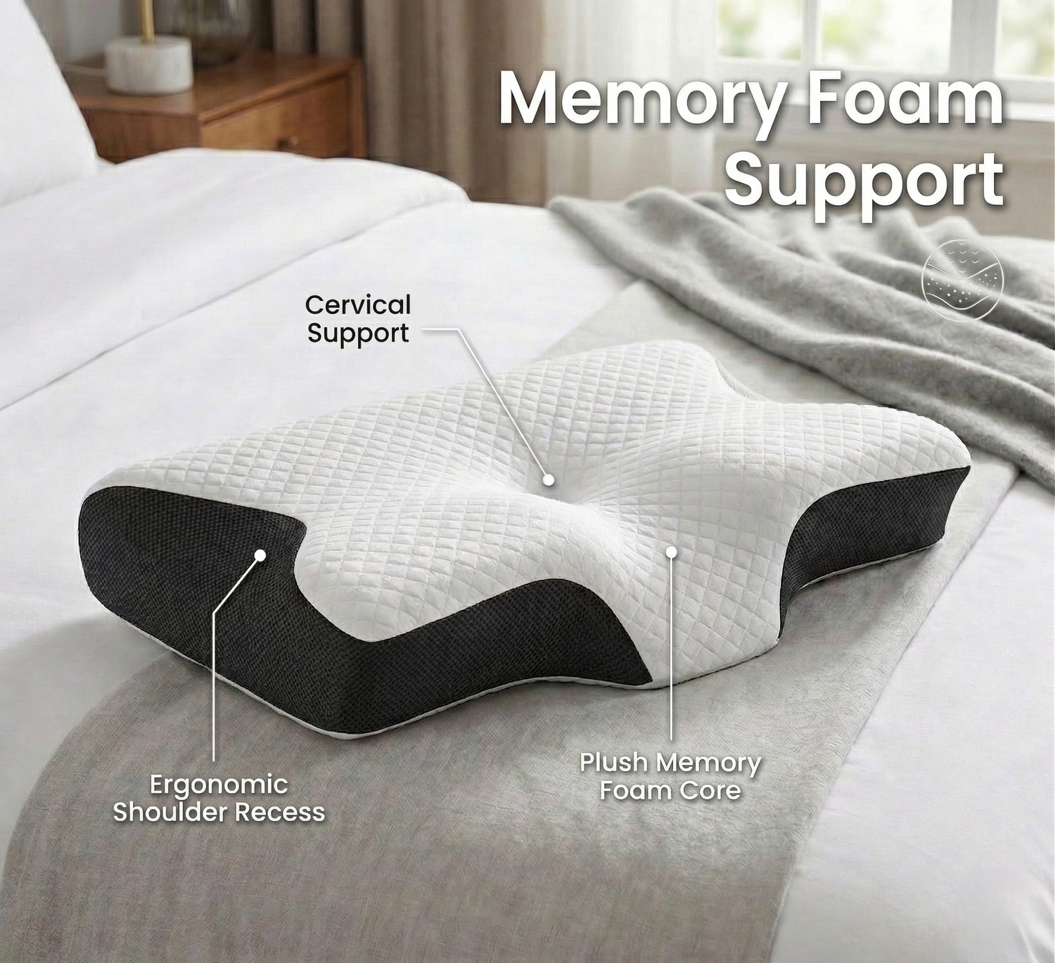 A More Supportive Alternative to Standard Pillows