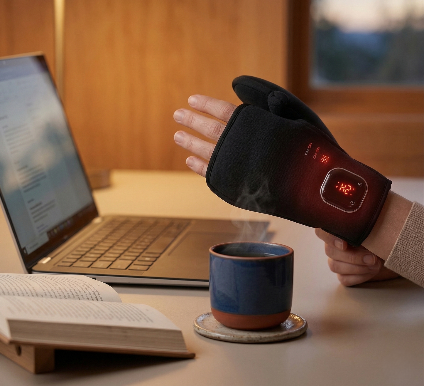 Heated Red Light Gloves for Everyday Comfort